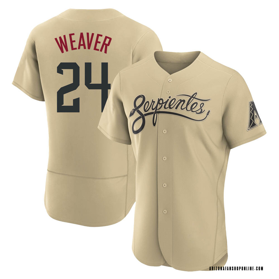 2021 Team Issued Luke Weaver City Connect Serpientes Jersey